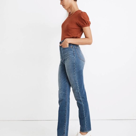 Madewell | The Highest-Rise Perfect Vintage Jean in Longisle Wash Size 25 NWOT - Picture 3 of 13